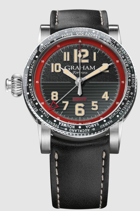 Replica Graham Watch 2FOBC.R01A FORTRESS CITY GMT RED
